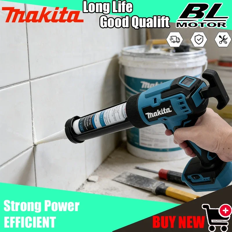 

Аккумуляторный клеевой пистолет Makita, многофункциональный электрический пистолет для герметизации, портативный инструмент для нанесения клея и герметизации, работает от 18-вольтовой батареи.