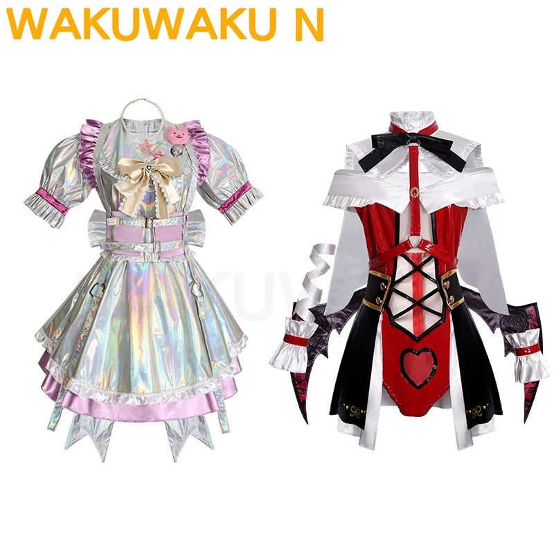 

В НАЛИЧИИ: Костюм для косплея KAngel Ame-chan из игры NEEDY GIRL OVERDOSE 【S-3XL】 WakuWaku-N, женское сексуальное милое платье Magic Girls, большие размеры