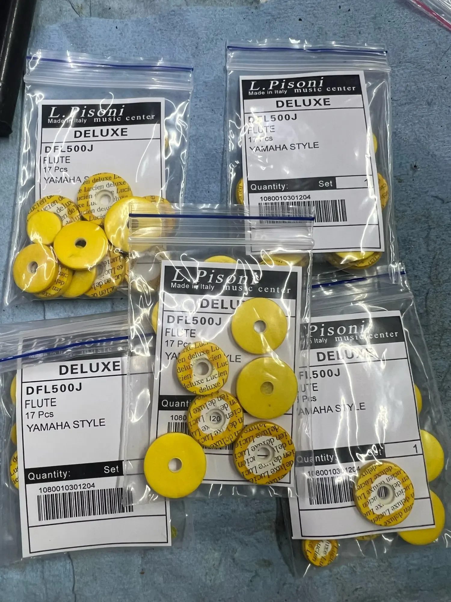 16-hole 17-hole C-tuned open-hole flute key pad seal gasket flute intestine felt key pad musical instrument accessories