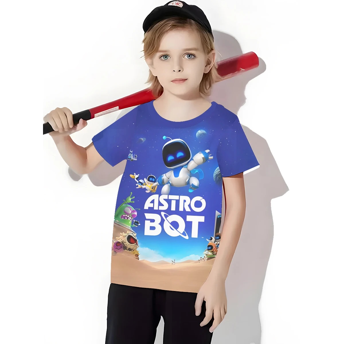 Juego Astros Bots ropa de bebé con estampado 3D de 5 a 14 años ropa de exterior masculina para niños camiseta para niños y niñas camisetas superiores