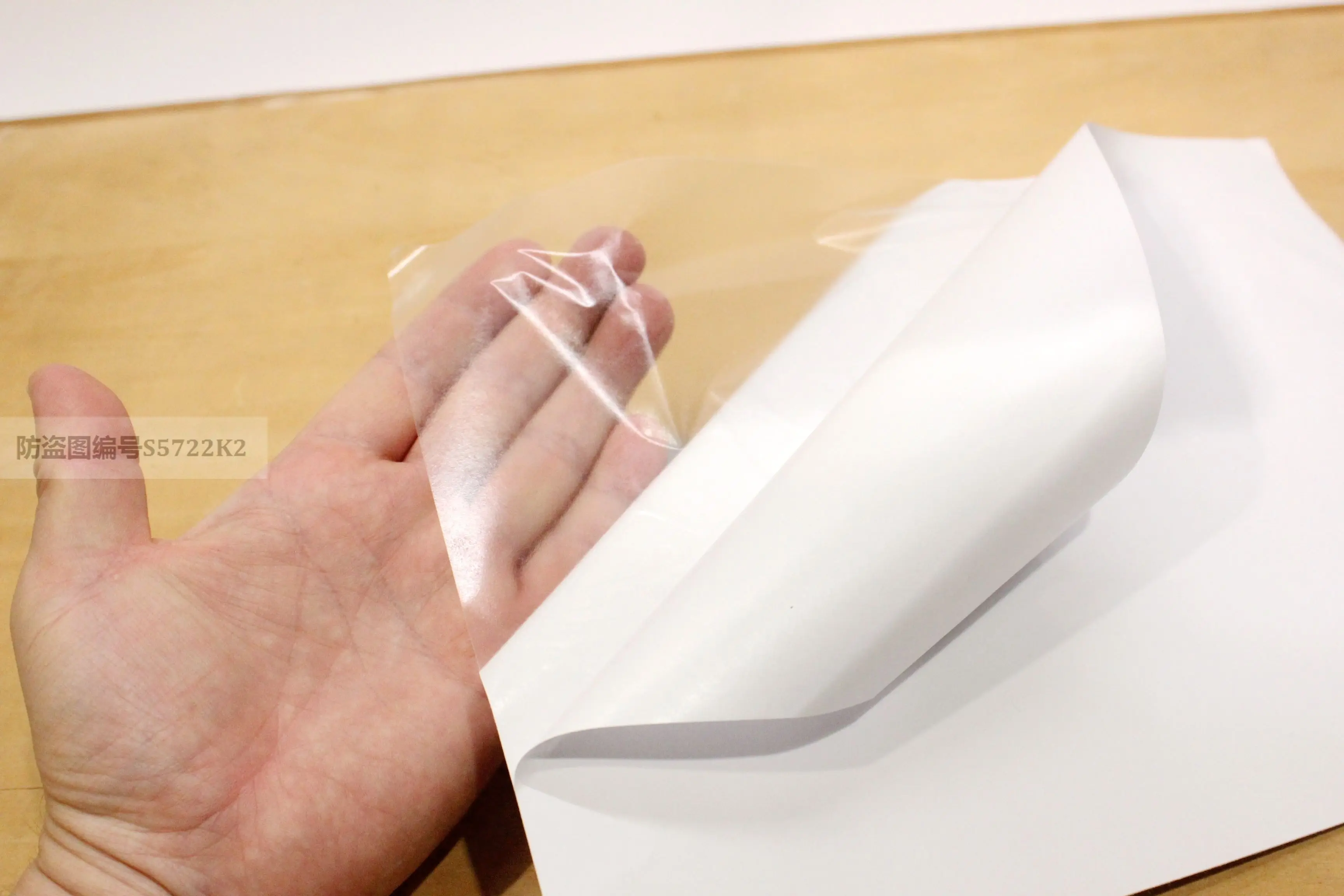 Size A5 145*210mm Transparent Clear Double Sided Tape Sheets For Card Making Paper Craft