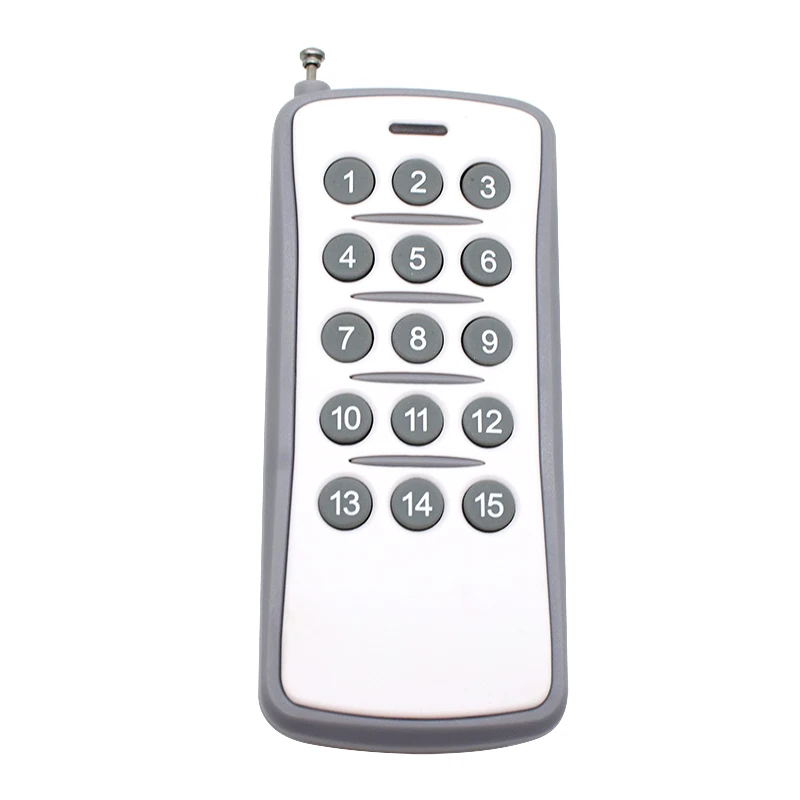 433MHz Remote Control 8 12 15 16 Keys Transmitter For Switch 1527 2262 Learning Code RF Receiver Module