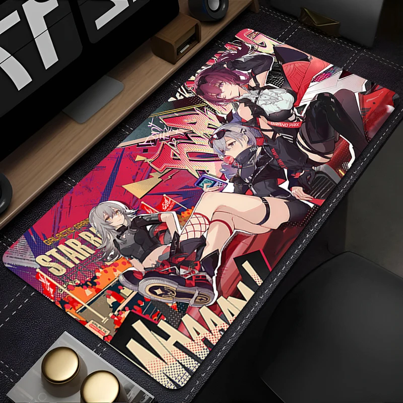 Mouse pad accessories Computer keyboard gamer H-honkai Star Rail