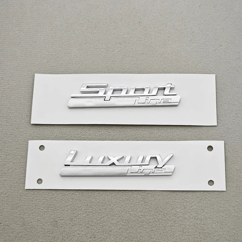 3D ABS Sport Luxury Line Emblem Car Fender Badge Stickers For BMW 520i 530i 330i 320i 518i F30 F10 G30 G20 E46 E39 Accessories view 4