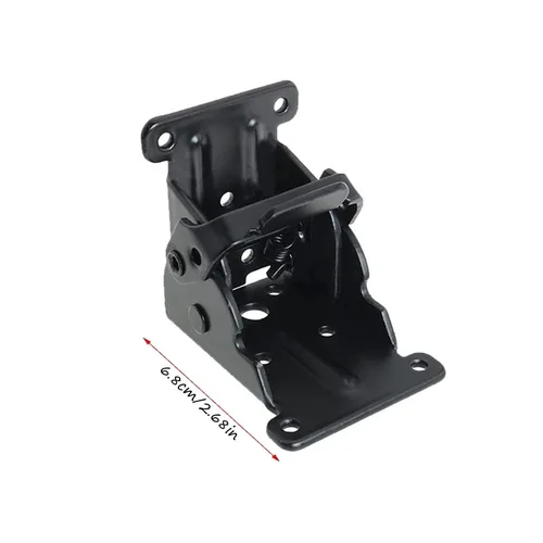 Imagen 2 del producto Marco de soporte plegable de hierro, bisagra autoblocante, accesorios y refuerzo para patas de mesa, herramienta de Hardware para patas plegables, 4 Uds.