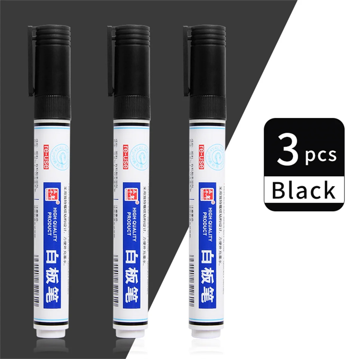 Variant: Black-3pcs