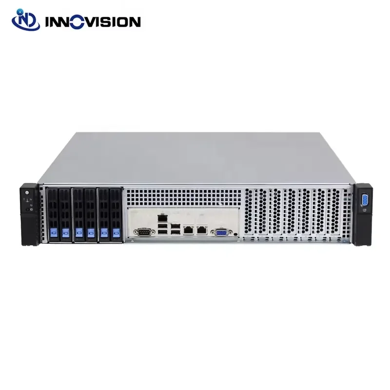 BOLRZO 2U Ultra Compact Rackmount Server Chassis M24306 6x2.5in SSD Bracket E-ATX L430 6xU2 NVMe BP for Industrial Storage Parts