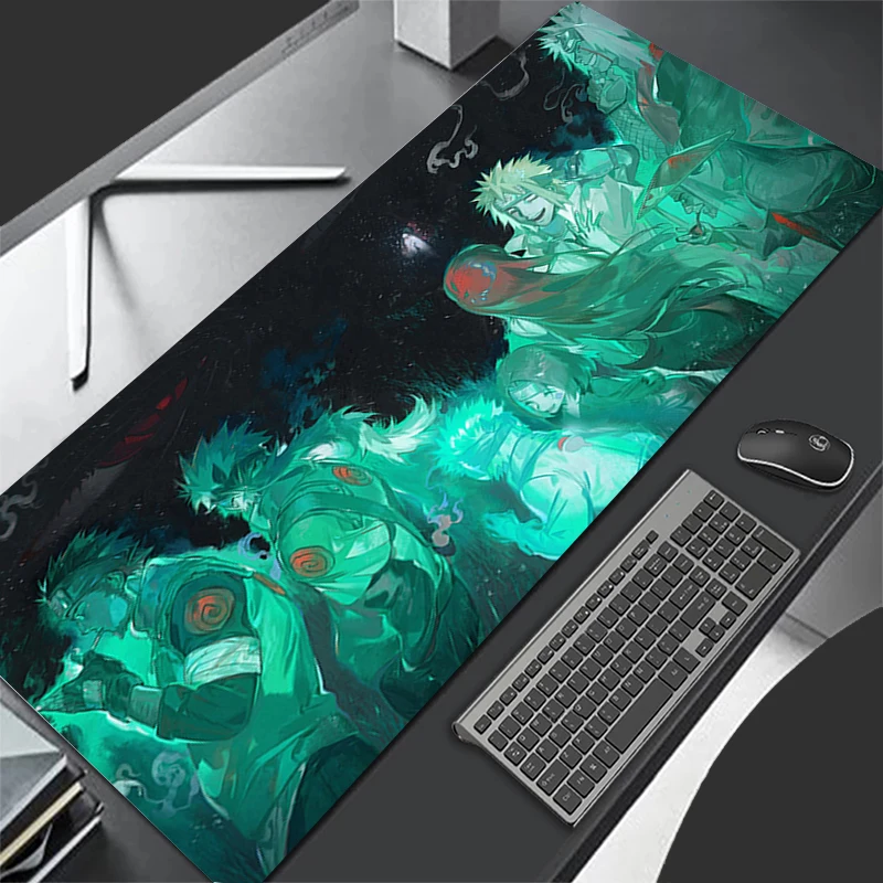 

Computer Varmilo Keyboard Mouse Pad naruto minato namikaze Anime Gaming Accessories Table XXL Gamer Carpet Desk Mat Mousepad