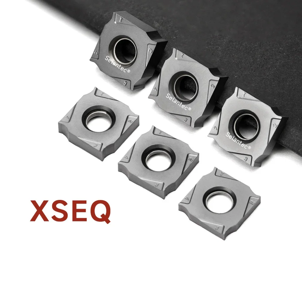 High quality XSEQ Milling Tools Insert XSEQ1202 XSEQ1203 XSEQ12T3 XSEQ1204 XSEQ12T4 YBG302 Pastilha Torno For Milling Machine