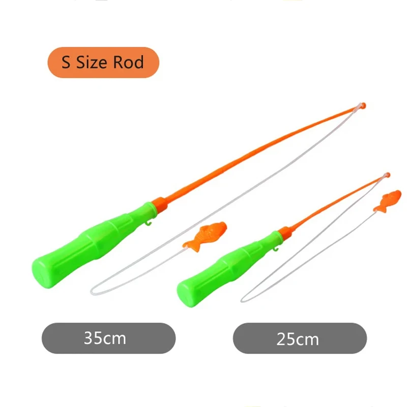Kids Fishing Toy Set Play Water Toys for Baby Magnetic Rod and Fish Indoor Outdoor Leisure Entertainment Games for Children TMZ