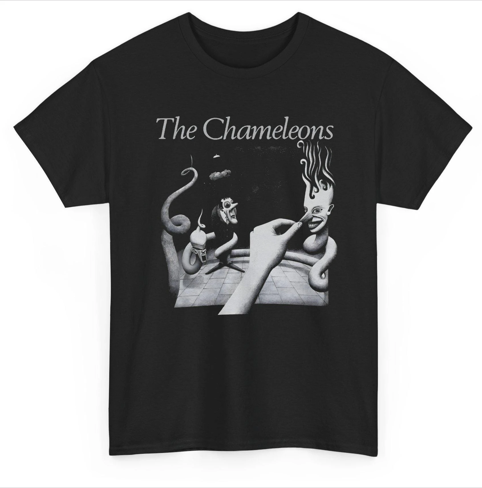 

The Chameleons Graphic Printed Men's and Women's Loose Short Sleeved T-shirts Can Be Used As Luxury Clothing for All Seasons