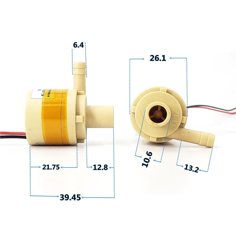 DC 5V Mini Mute Brushless Water Pump for DIY Fountain Submersible Centrifugal Impeller Pump Small Micro Circulating Water Featur