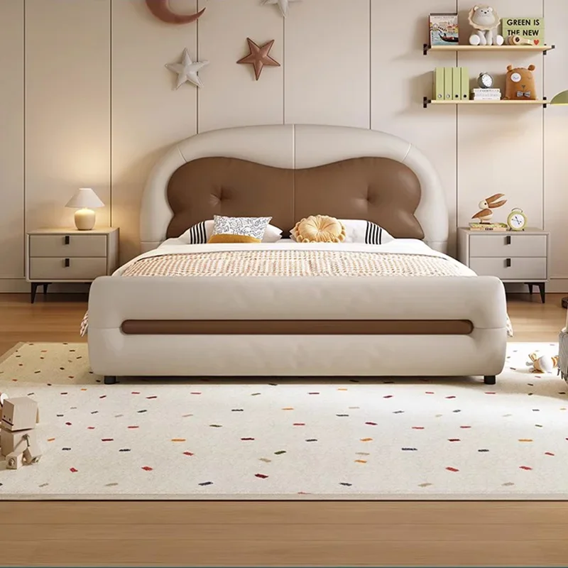 

#Children Castle Massage Bed Baby Double Bedroom Modern Bed Design Girls Full Simple Sleeping Letto Matrimoniale Home Furniture