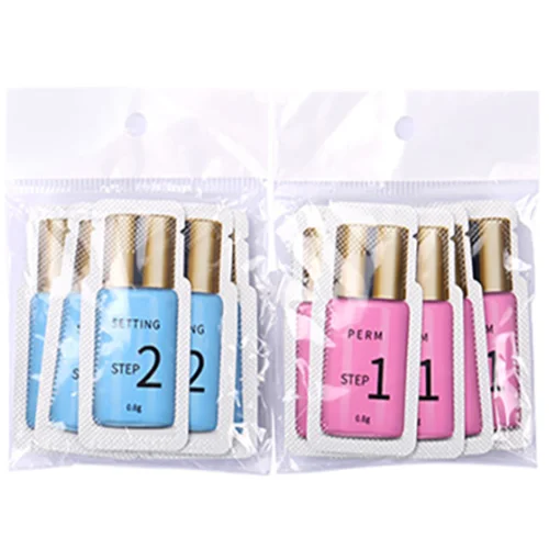 Imagen 1 del producto ICONSIGN 10 par/lote 0,8/bolsa bolsita Kit de elevación de pestañas loción permanente de pestañas 10 a 12 minutos levantamiento de pestañas suero maquillaje de ojos
