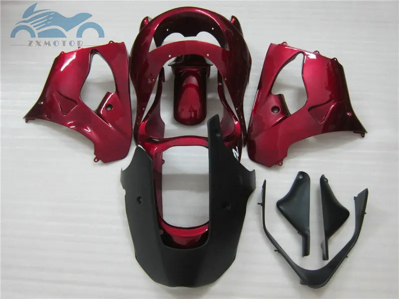 High quality fairing kits for Kawasaki Ninja ZX9R 1998 1999 motorcycle fairings kit ZX9R 98 99 ABS dark red road racing parts