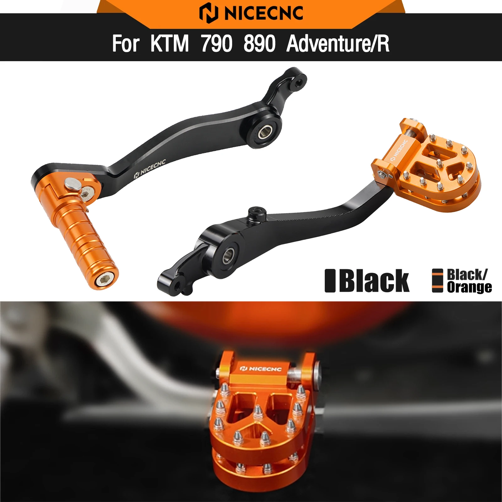 

For KTM 790 Adventure 890 Adventure R/Rally 2021-2025 Gear Shift Lever Brake Pedal 790 890 ADV Husqvarna Norden 901 2022-2025