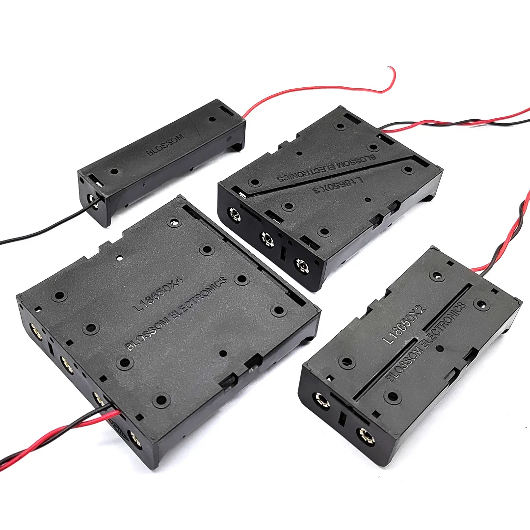 18650 병렬 배터리 홀더 연장 18650 파워 뱅크 케이스, 18650 배터리 박스 보관함, 케이스 1, 2, 3/4 섹션, 3.7V DIY, 신제품