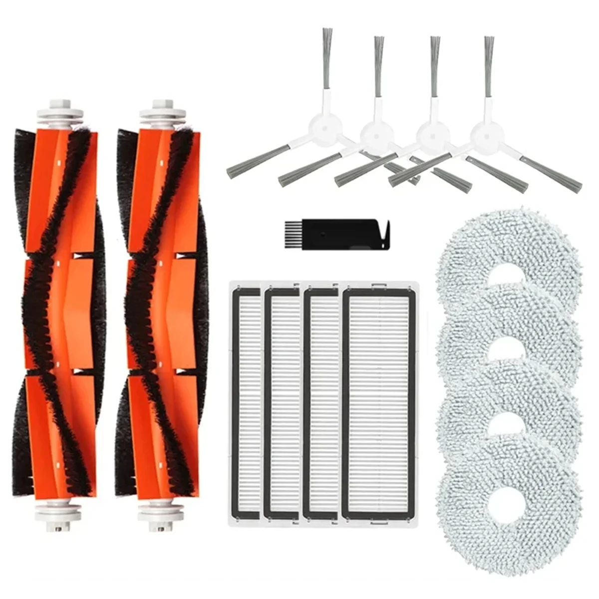 로봇 진공용 메인 사이드 브러시 헤파 필터 걸레 헝겊 패드, 예비 부품 액세서리, S10 + / S10 플러스 B105