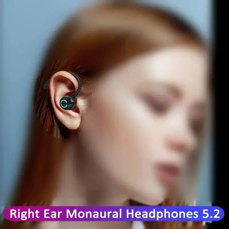 Bluetooth Headset Ear Hook Type Low Delay Noise Reduction Single Ear Sports Business Wireless Headset