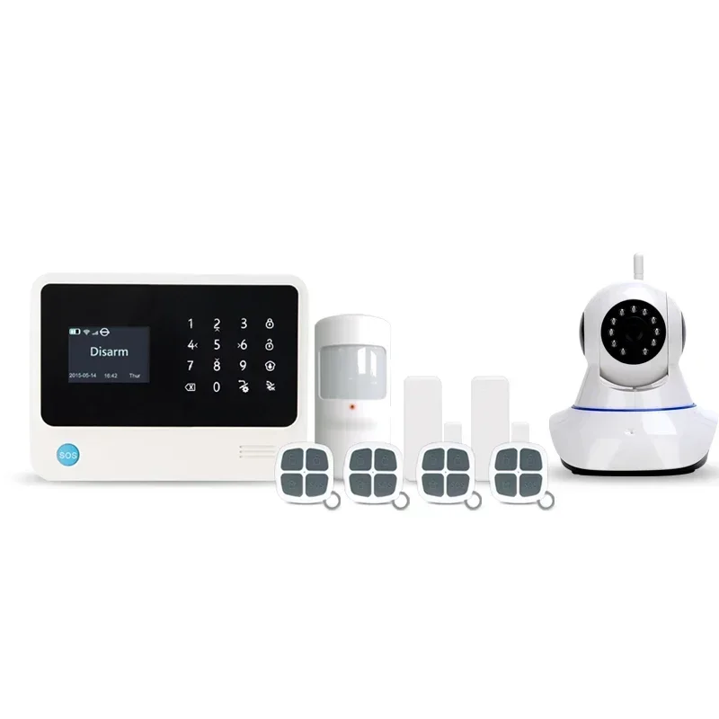 For High Quality G90B plus WIFI GSM smart home alarm security system with touch screen APP control burglar alarm