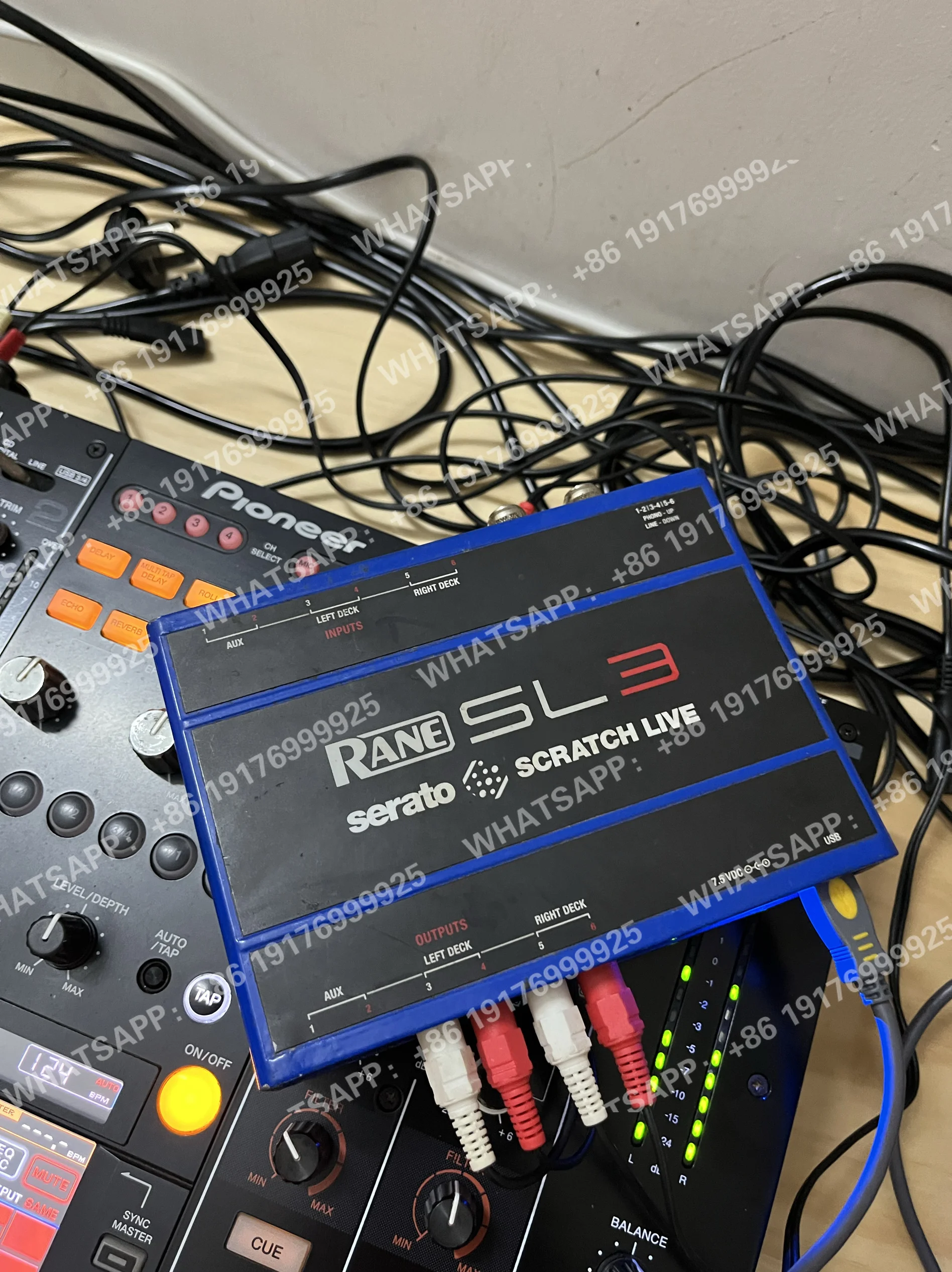 Placa de som DJ Ryan RANE SL3, placa de som para discos, software Serato DJ, bom som