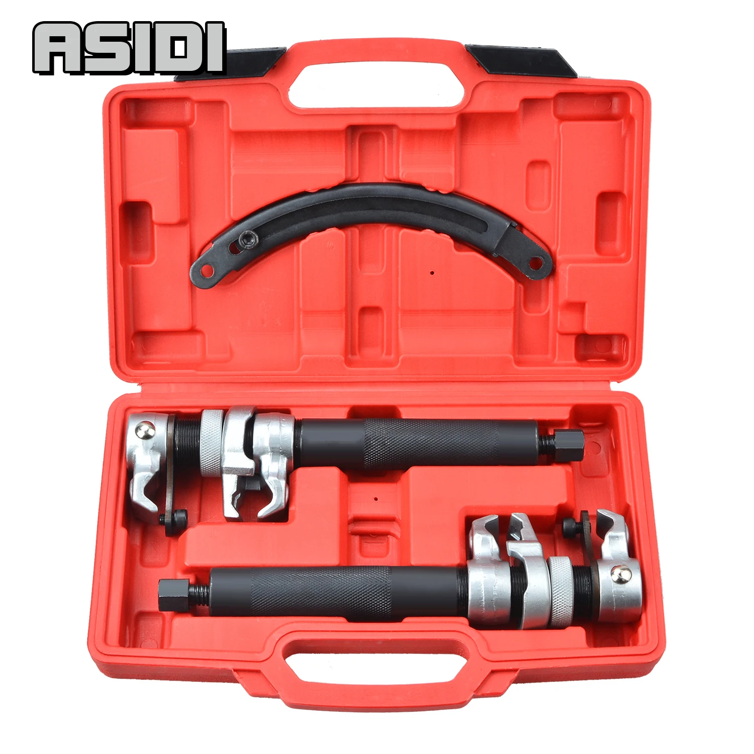 Juego de herramientas de mano para compresor de resorte helicoidal de alta resistencia, suspensión, herramienta de desmontaje de resorte de amortiguador, 3 uds.