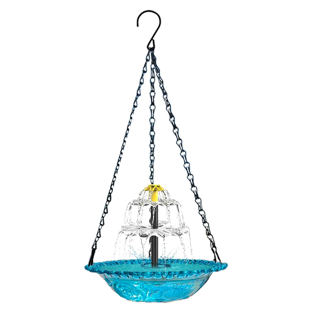 Bird Bath With Fountain Fountain Bird Bath Garden Decoration Attracts Birds Easy Installation Nature-Friendly Decor