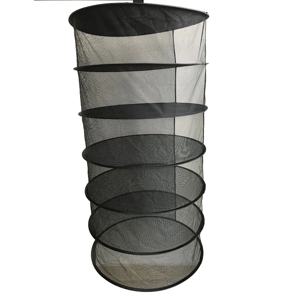 

Drying Net Laundry Vertical Clothesline Folding Tower for Rack Herb Boon Dish Annular Vegetable