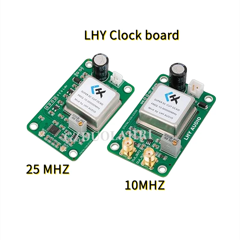 LHY AUDIO Square wave 10MHz 25MHz frequency dual output OCXO constant temperature crystal oscillator clock board upgrade