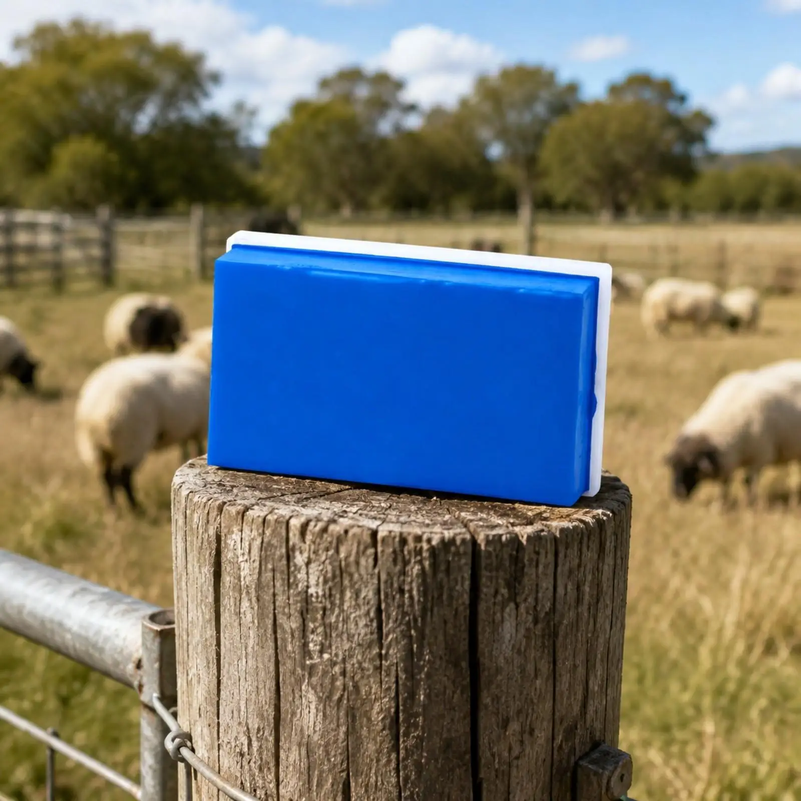 Animal Marking Wax Block for Sheep Goat Farm Use with Smooth Colored Surface for Efficient Flock Management