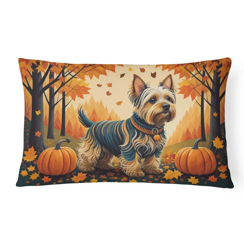 

Подушка для щенка с осенним листом - мягкая, удобная, устойчивая к выцветанию, моющаяся подушка для домашнего дивана/кровати, подарок для ходунков для собак, жениха