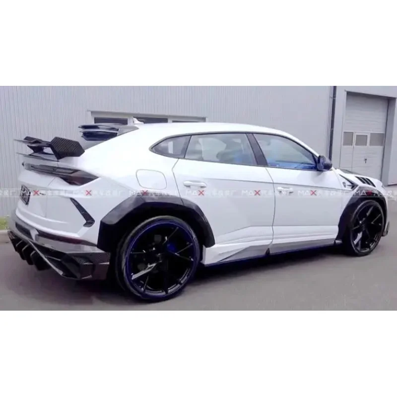 Real Forging Carbon Fiber Car Rear Wing Trunk Lip Spoiler For Lamborghini URUS 2018 2019 2020 2021 2022