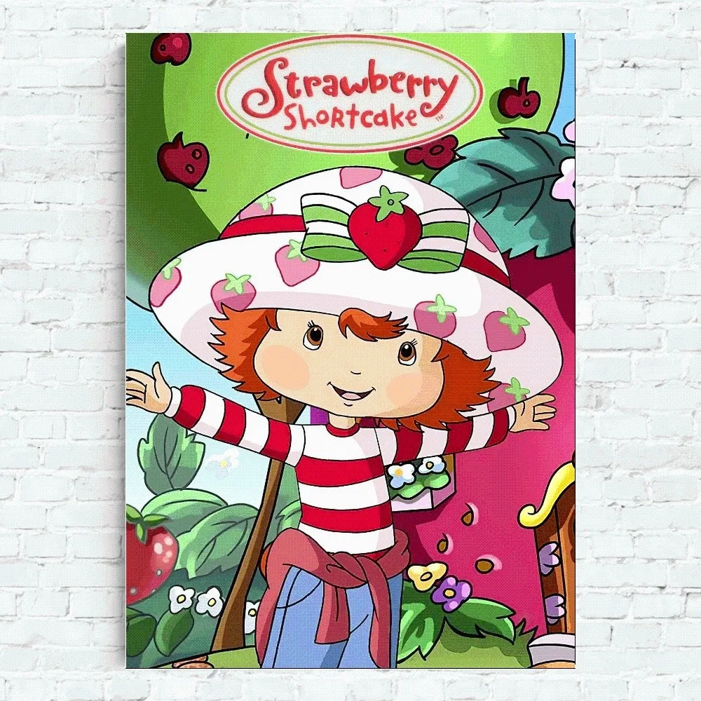 S-Strawberrys S-Shortcakes Poster Home Office Wall Bedroom Living Room Kitchen Decoration Painting