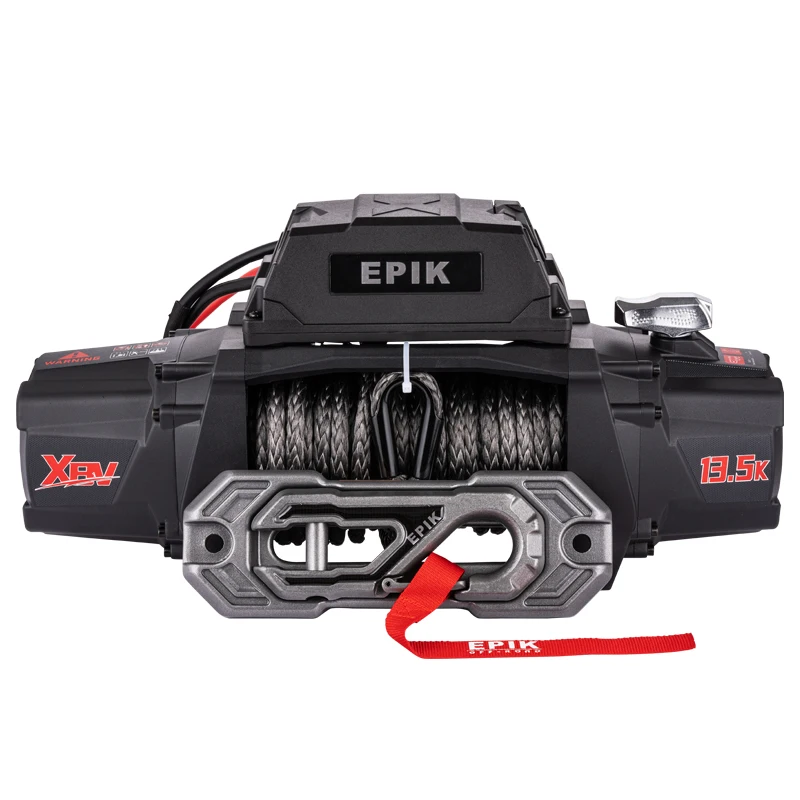 4x4 Off-Road Electric Winch Pulley System 6124kgs DC Electric Winch With Hoist Wireless Remote For Sales