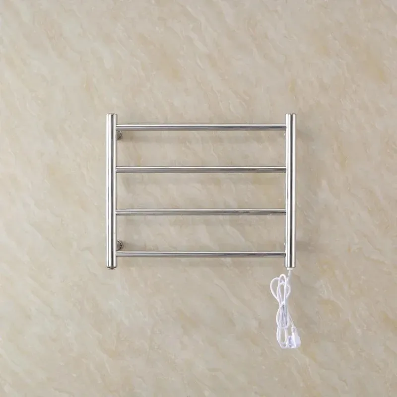 

Elektrisk Handdukstork Wall Mounted Bathroom 4 Rails Small Size Electric Towel Rack Towel Warmer Rack