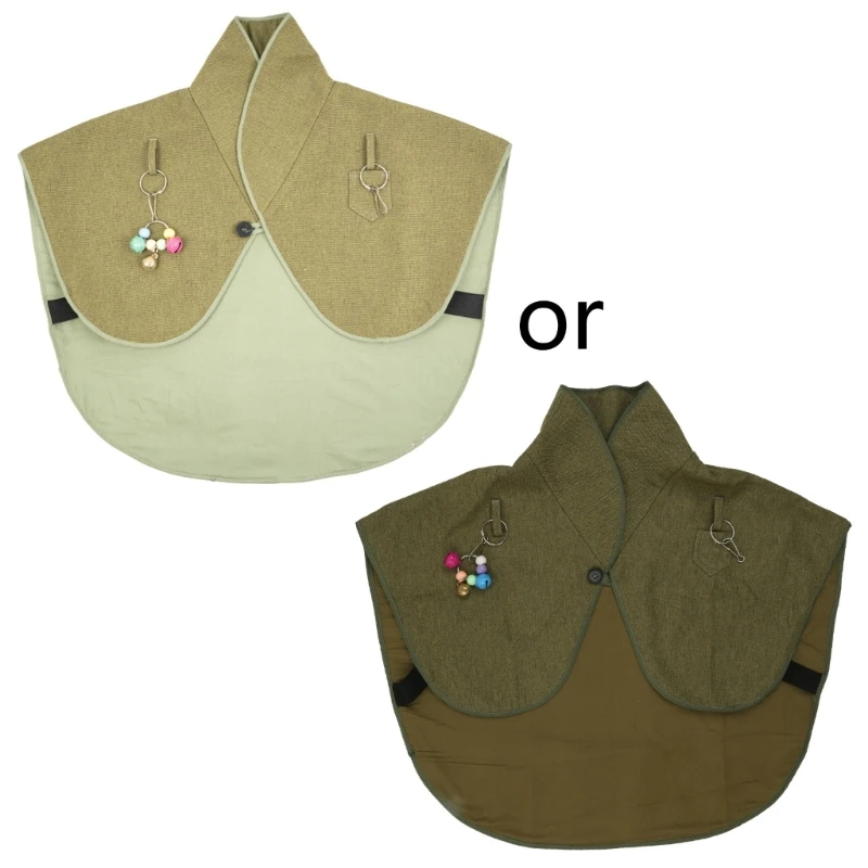 

Protector Cape for Bird Standing Anti-Scratch Anklet FOR Pet Shop Employees Pet Bird Shoulder Pad Diaper Shawl Dropship