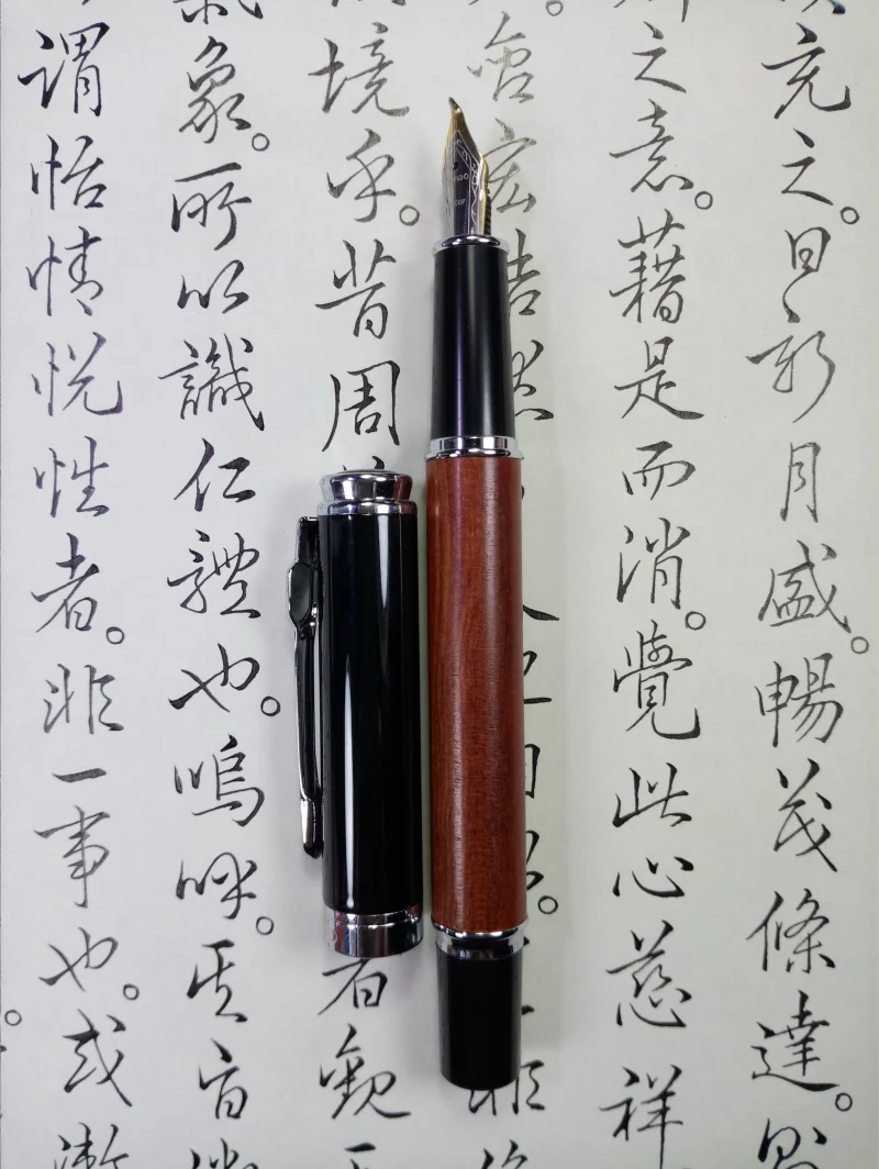

Hand-Polished Student's Wooden Calligraphy Pen for Writing Smooth and Daily Office