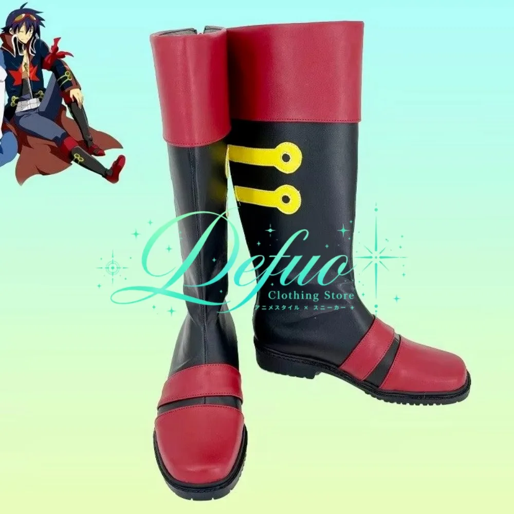 Simon Cosplay Boots for New Year Anime Convention Mecha Stage Show and Photography