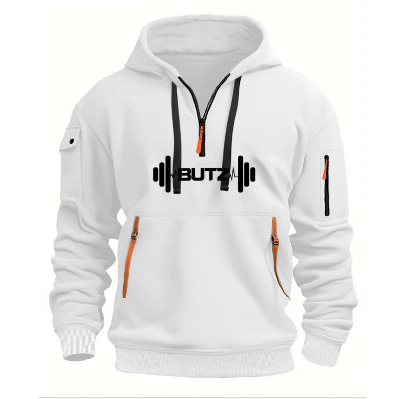 

New men's hooded sweatshirts for autumn and winter 2025, fashionable oversized hooded sweatshirts, and men's warm casual wear