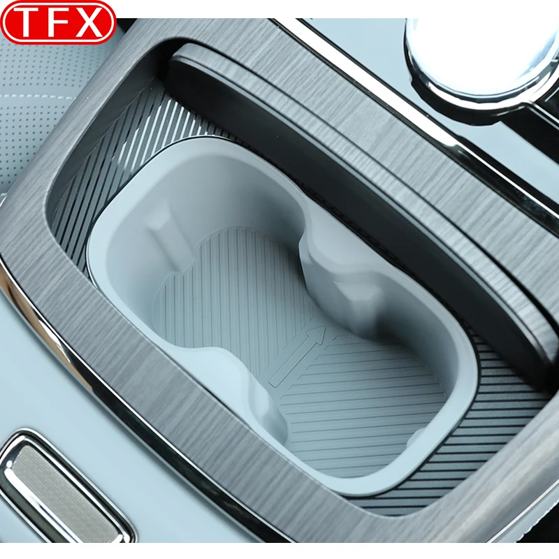 For Geely Galaxy E8 2024 2025 Car Styling Silicone Central Control Cup Pad Anti Slip Protective Cup Holder Auto Accessories