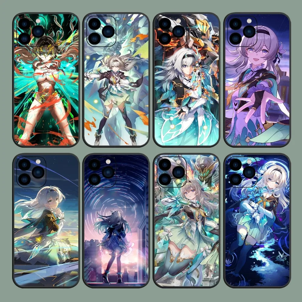 Game Honkai Star Rail Firefly Phone Case For iPhone 8 11 12 13 14 15 Mini X XR XS PRO MAX Plus Cover