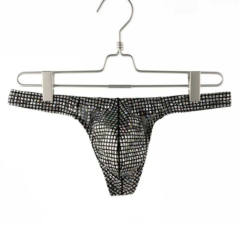 5PCS Thongs Men's Taste Underwear Male Sexy G-String Low Waist Bikini Underpants Jockstrap