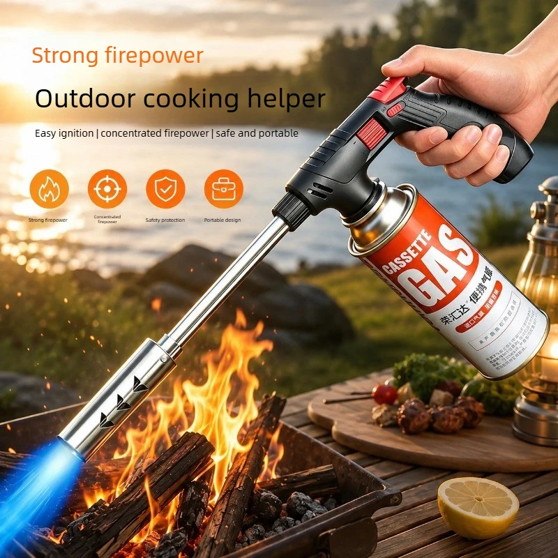 Camping Cooking Youtube - Multi Purpose Extended Butane Torch Long