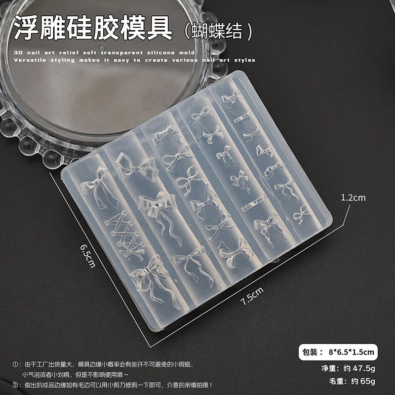 

Silicone Flower Butterfly Nail Carving Mold 3D Stamping Plate Nails Stencils DIY UV Gel Manicure Tools Nail Art Enthusiasts