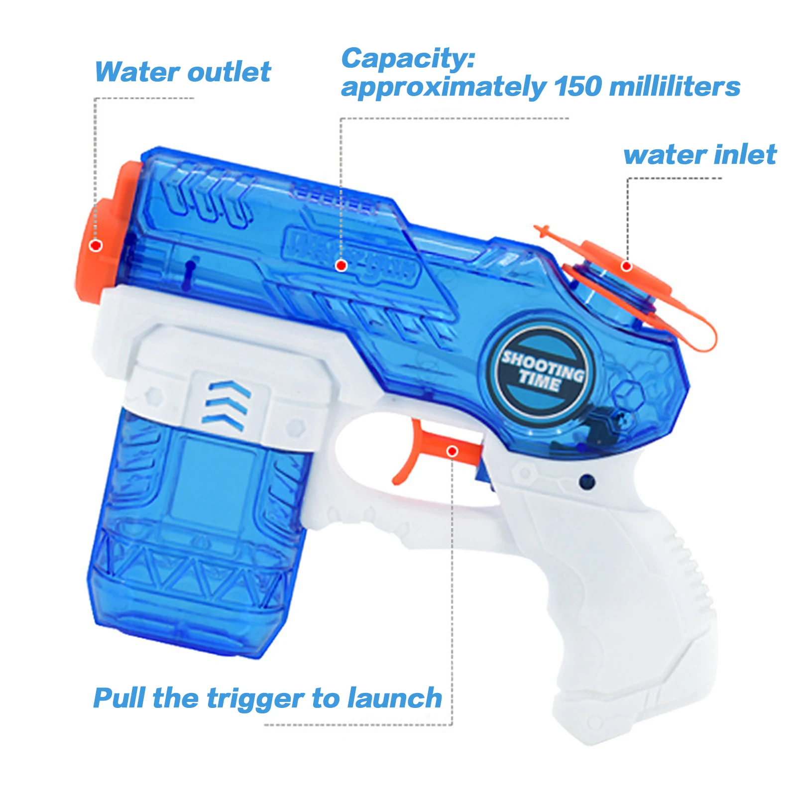 Children\'s Water Gun Toy Creative Water Gun Outdoor Water Play Toy for Children Birthday Presents