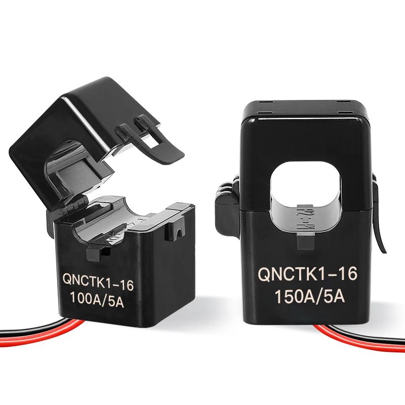 Split Core Current Transformer Clamp CT 50A 5A 100A 5A 200A Factory Price QNCTK1-16 Open Type Current Transformer