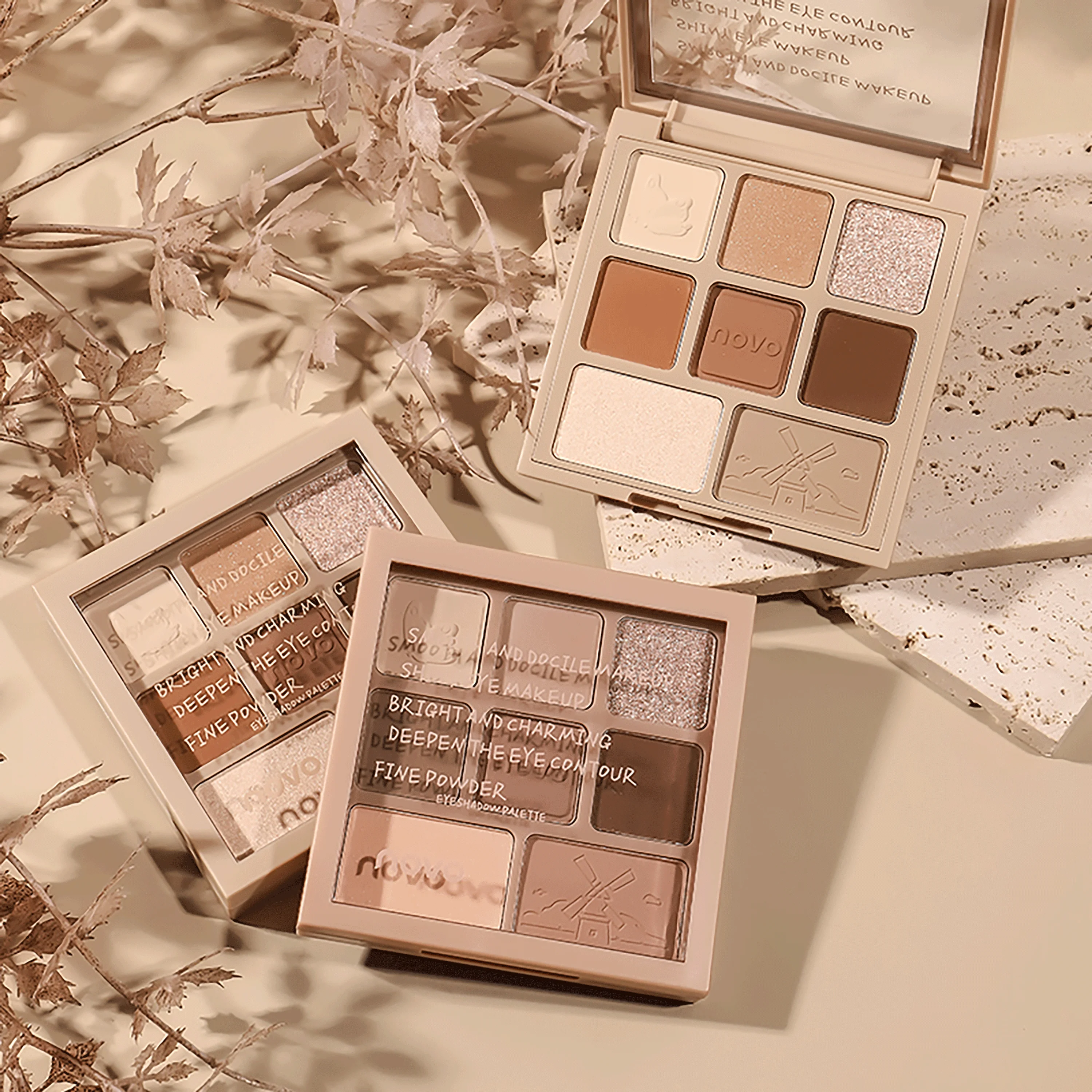 パール、ファインシマー、マットコンターシェードを備えた8色アイシャドウパレット。日常使い、パーティー、旅行に最適です。