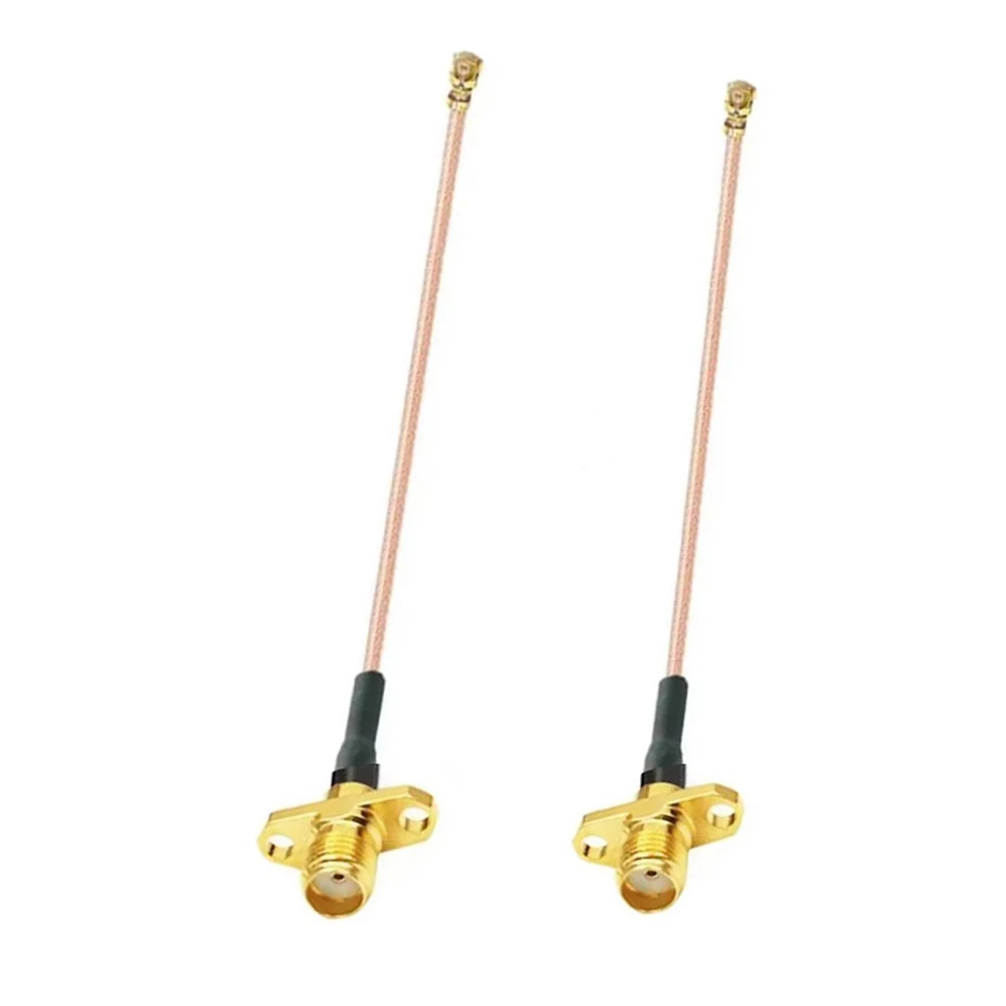 SMA Weibliche Jack 2-loch Panel zu U.FL RG178 Kabel Buchsen Jack Anschlüsse Adapter für Wifi Router GPS AP NEUE Großhandel – Detail 2
