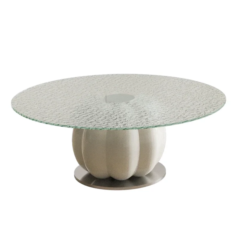 

Coffee Table Modern Home Size Combination round Height Glass Surface Design