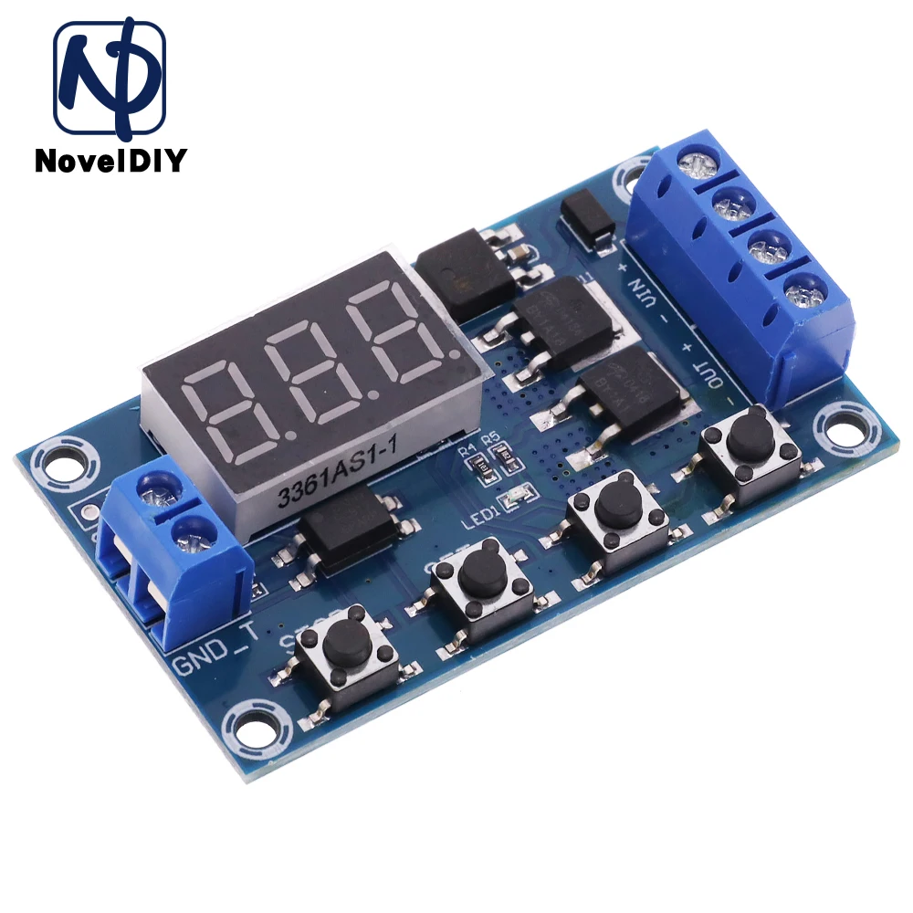 DC 12V 24V Dual MOS Tube LED Digital Timer Circuit: Real-World Performance and Practical Applications